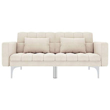FAMIROSA Divano Letto Crema in Tessuto