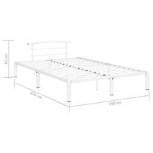 SKM Giroletto Bianco in Metallo 140x200 cm (17.9kg)