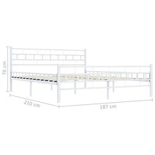 SKM Giroletto Bianco in Metallo 180x200 cm (24.66kg)