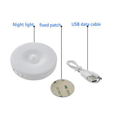 Luce notturna con rilevatore di movimento,lampada da parete ricaricabile USB,luce a LED intelligente per armadio Per camera da letto,armadio,corridoio,Cucina,Scale,Garage ecc.(Luce calda,6 pezzi)