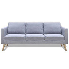 FAMIROSA Set Divani a 2 e a 3 Posti in Tessuto Grigio Chiaro-2193