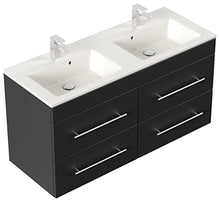 Mobile bagno Helios nero satinato