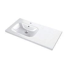 Mobili KOL 80 cm | Antracite Laccato | 80 x 60 x 45 cm | Mobile con 2 cassetti + 1 Anta + lavabo in Ceramica a Sinistra