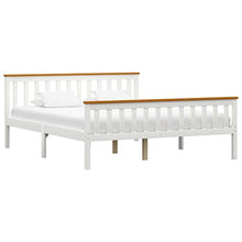 FAMIROSA Giroletto con 2 Cassetti Bianco in Massello di Pino 160x200 cm-0436