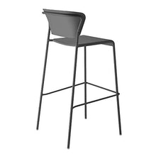 SCAB DESIGN Sgabello Modello Lisa Set 2 Pezzi - Disponibile in 6 Colori - Disponibile in 2 Altezze per casa, Bar, ristoranti, pizzerie, Pub. (Antracite, 75)