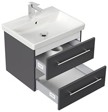 Mobile bagno con lavabo Villeroy & Boch Avento 60cm antracite satinato