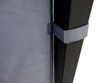 QUICK STAR 2 pannelli laterali con finestrella PE 250x190 cm Grigio per gazebo 3x3m