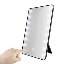 Vanity specchio con 8/16 LED specchio vanità con touch dimmer interruttore desktop bagno viaggio 8LED batteria staffa di funzionamento viola