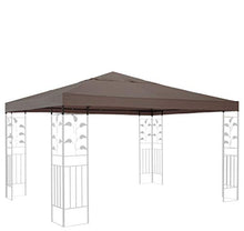 QUICK STAR Tetto di Ricambio per Gazebo 3x3m Marrone-Grigio