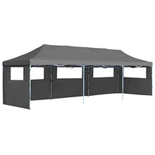 vidaXL Tenda Pieghevole Pop-Up con 5 Pareti Laterali Antracite Gazebo Tendone