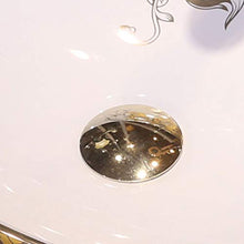 Lavabo Ovale da Bagno Retro Creative Jingdezhen Ceramic Hotel Lavabo antispruzzo Lavandini Bagno