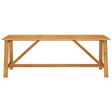 FAMIROSA Set Pranzo da Giardino 9 pz in Legno Massello di Acacia