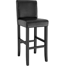 TecTake Sgabelli da bar design noir sgabello 111cm - disponibile in diversi colori - (Nero)
