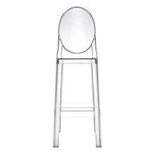 Kartell One More Sgabello, 2 Pezzi, Cristallo, Altezza seduta 75 cm