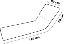 Maratex - Cuscino per Lettino Prendisole - Morbidissimo - Bianco - da Giardino cm 190X60