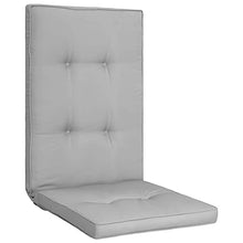 vidaXL Cuscini per Sedie da Giardino 2 pz Antracite 120x50x5 cm