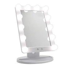 JUNYYANG Trucco LED Specchio da Toilette, con 3 Luce Impostazioni Specchio - Scegliere tra Caldo Molle, Luce Naturale, o Neutro Luci Bianche - dimmerabile
