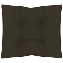 Festnight Cuscino per Pavimento e Pallet Cuscini da Sedia 60x61x10 cm 160 g/㎡ Poliestere per Interno ed Esterno Cuscino per Pavimento Piazza Colore Nero Grigio Talpa Crema