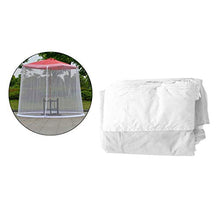 Tubayia Ombrellone Zanzariera per giardino, balcone, terrazzo (bianco)