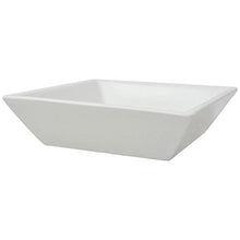 lavabo Quadrato in Ceramica per bagno Interno 41,5 x 41,5 x 12 cm Bianco