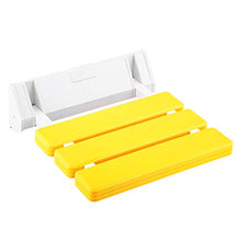 Sgabello Pieghevole per Doccia Sedile Doccia Ribaltabile Sgabelli Bagno (Giallo)