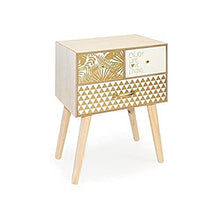 Suarez Indira C2 Mobile Multiuso, 40x25,5x56,2 H cm, Rovere, Oro, Fantasia, Melamina