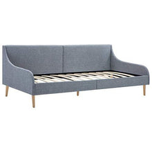 SKM Divano Letto con Materasso Memory Foam Tessuto (Grigio Chiaro) - Arredi Casa