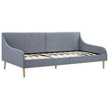Festnight Divano Letto con Materasso Memory Foam Grigio Chiaro in Tessuto
