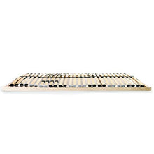 Tidyard Rete a Doghe 7 Zone con 28 Doghe in Legno FSC 140x200 cm