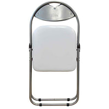 Harbour Housewares Sedia Pieghevole da Ufficio Imbottita - Bianco - 4 Pezzi