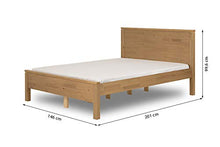 Letto Soho 140 x 190 in pino massiccio cerato