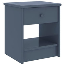 vidaXL Comodino Grigio Chiaro 35x30x40 cm in Legno Massello di Pino