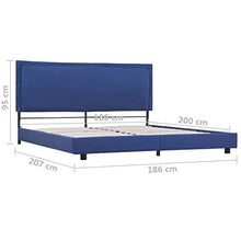 SKM Giroletto Blu in Tessuto 180x200 cm (30.3kg)