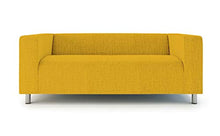 TLY, Copridivano per divano a 2 posti Klippan di Ikea, aderente Giallo
