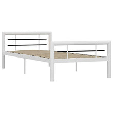SKM Giroletto Bianco e Nero in Metallo 90x200 cm