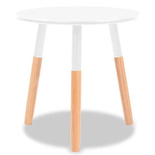 vidaXL 2X Set Tavolini Legno Massello Pino Bianchi Tavolo Tavolinetto Salotto