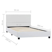 SKM Giroletto Bianco in Similpelle 90x200 cm (19.05kg)