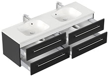 Mobile bagno Colossos 160 nero satinato