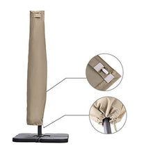 Sekey Ombrellone Copertura, 250×40/70/50cm,Taupe