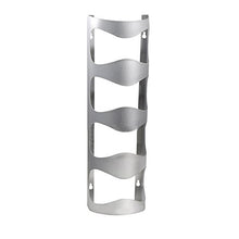 Henan - Supporto da parete in acciaio INOX, per 3/4 bottiglie