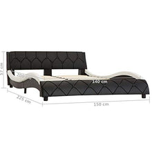 SKM Giroletto Nero e Bianco in Similpelle 140x200 cm (32.95kg)