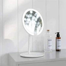 Specchio per Il Trucco con LuceSpecchio per Trucco LED Portatile da 2000 mAh Luminosità Regolabile Specchi LED per Trucco con Lampada A LED Circostante BrevettataRotondo d'Ingrandimento