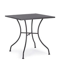 BIZZOTTO Tavolo Kelsie Antracite 70X70