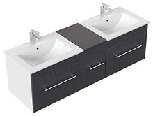 Mobile bagno Roma Antracite satinato