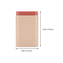 DOITOOL - Contenitore per pillole rimovibile con 6 griglie per pillole, portatile, mini portapillole