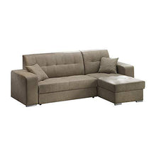 Casarreda Store Divano Letto angolare MOD. Vienna con penisola Reversibile Contenitore - Arredi Casa