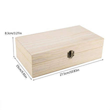 Colcolo Scatola Portaoggetti per 25 Slot in Legno
