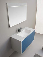 Dafne Italian Design Mobile da Bagno con Top in Ocritech (cm. L105 x P48 x H55)