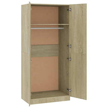 Tidyard Armadio Rovere Sonoma 80x52x180 cm in Truciolato