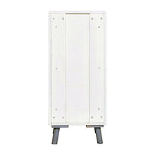 Mobili Rebecca® Cassettiera Comodino 3 Cassetti Bianco Grigio Legno Soggiorno Camera da Letto (Cod. RE4997)